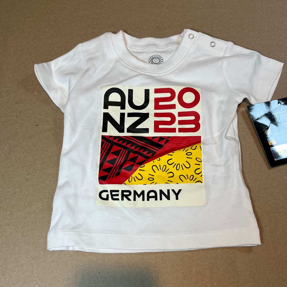 FIFA Womens World Cup 2023 Germany Infant 2-Piece T-Shirt and Shorts Set 12M NEW - Picture 3 of 9